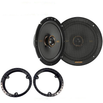 KICKER 専用取付キット+コアキシャル2way車載用スピーカー KICKER