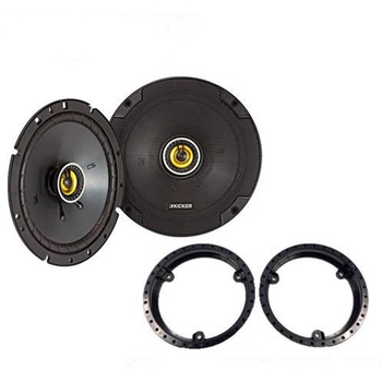 KICKER 専用取付キット+コアキシャル2way車載用スピーカー KICKER