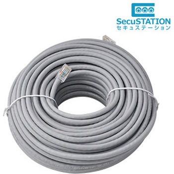 SecuSTATION LANケーブル PoE対応 カテゴリ5e SecuSTATION