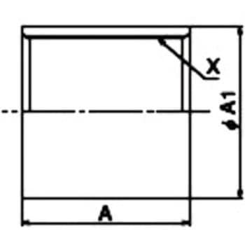 ソケット ストレートねじ ZD(シール材付)継手(SUS) リケン
