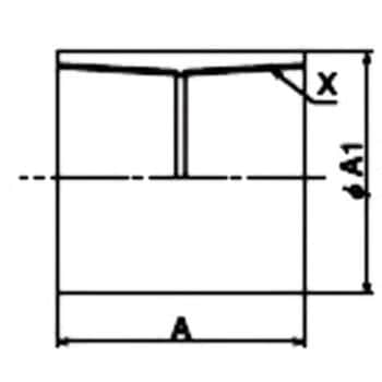 ソケット テーパーネジねじ ZD(シール材付)継手(SUS) リケン