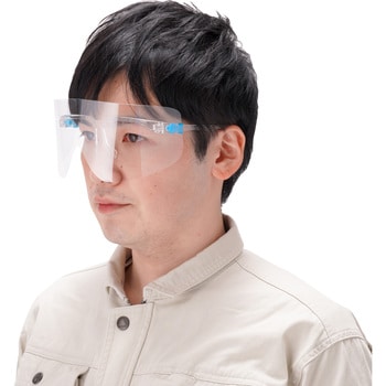 フェイスシールド 取替式 メガネタイプ モノタロウ