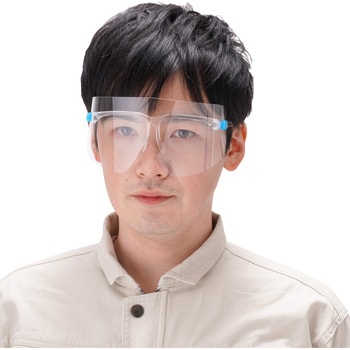 フェイスシールド 取替式 メガネタイプ モノタロウ