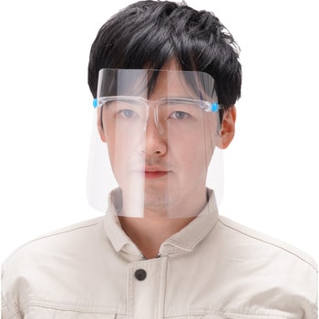 フェイスシールド 取替式 メガネタイプ モノタロウ