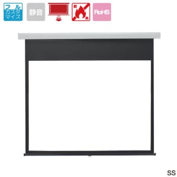 Manual screen + curtain white mat advance specification + 80 inch