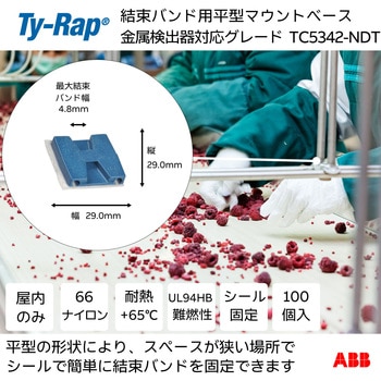 サドル型マウントベース(ねじ固定タイプ) TY-Rap