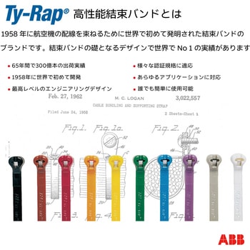 高性能ケーブルタイ 耐熱グレード(淡青色) TY-Rap