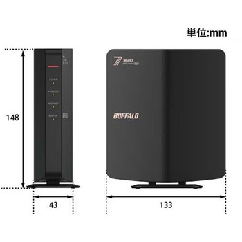 無線LAN親機11be/ax/ac/n/a/g/b 2882+688Mbps - BUFFALO(バッファロー)
