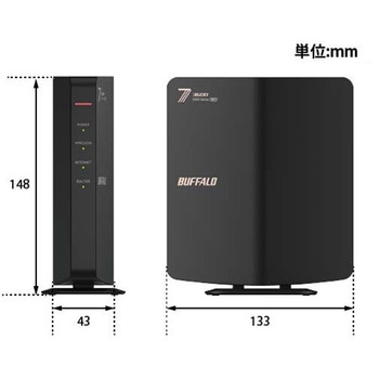 無線LAN親機11be/ax/ac/n/a/g/b 2882+688Mbps BUFFALO(バッファロー)