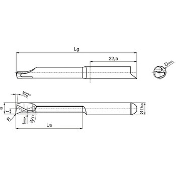 溝入れ工具 インサート 内径加工用 GT106． - グーリング