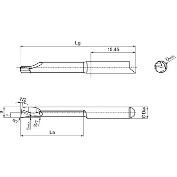 溝入れ工具 インサート 内径加工用 GT104． グーリング