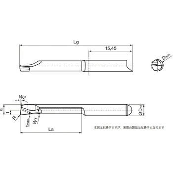 溝入れ工具 インサート 内径加工用 GT104． グーリング