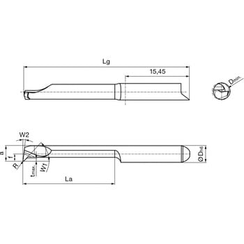 溝入れ工具 インサート 内径加工用 GT104． グーリング