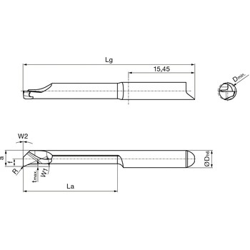 溝入れ工具 インサート 内径加工用 GT104． グーリング