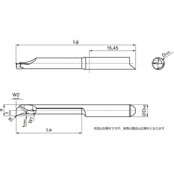 溝入れ工具 インサート 内径加工用 GT104． グーリング