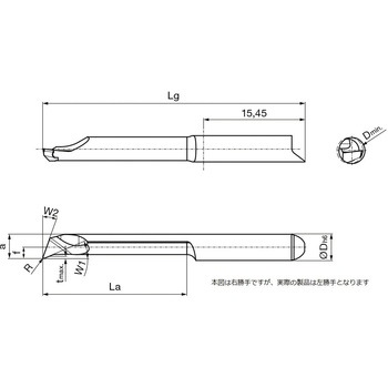 溝入れ工具 インサート 内径加工用 GT104． グーリング
