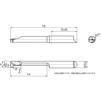 溝入れ工具 インサート 内径加工用(引き加工用) GT104． グーリング