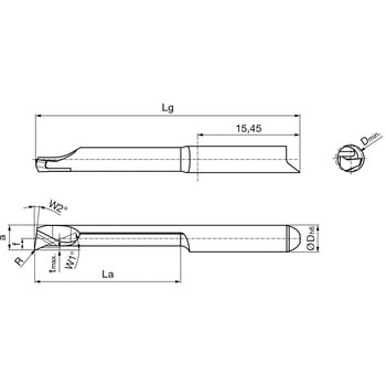 溝入れ工具 インサート 内径加工用 GJ104． グーリング