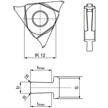 溝入れ工具 インサート 内径・面取り加工用 nanoAコート GT106． グーリング