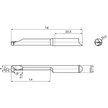 溝入れ工具 インサート 内径加工用 GJ106． グーリング