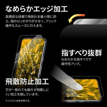 Google Pixel 8 ガラスフィルム 超透明 指紋防止 LEPLUS NEXT
