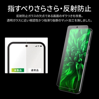Google Pixel 8 ガラスフィルム 反射防止 指紋防止 LEPLUS NEXT