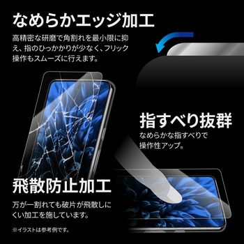 Google Pixel 8 Pro ガラスフィルム ブルーライトカット 指紋防止 LEPLUS NEXT