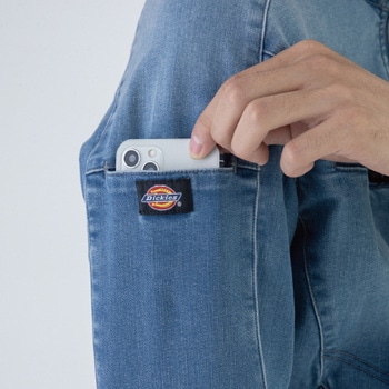 ストレッチシルキーデニムジャケット Dickies(ディッキーズ)
