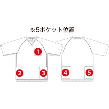5ポケット 半袖Tシャツ GLADIATOR