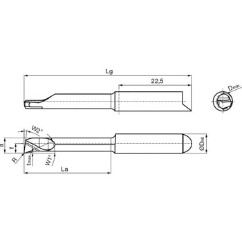 溝入れ工具 インサート 内径加工用 GT108． グーリング