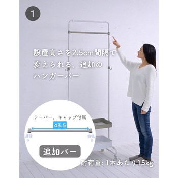 バスケットトローリー用 パーツセット YAMAZEN(山善)