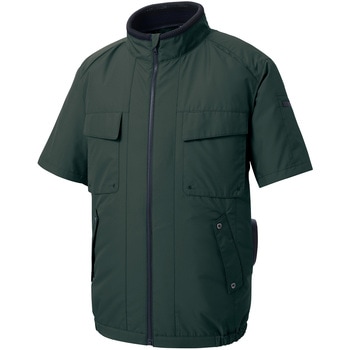 空調風神服 エコ半袖ブルゾン (服のみ) (KF92410) サンエス