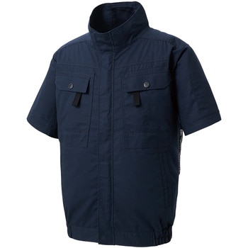 空調風神服 フルハーネス用半袖ブルゾン (服のみ) (KF92450G) サンエス