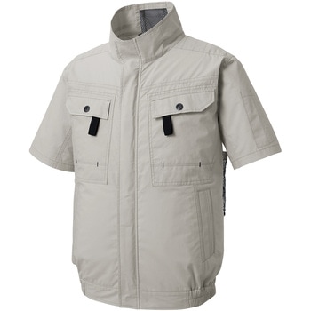 空調風神服 フルハーネス用半袖ブルゾン (服のみ) (KF92450G) サンエス
