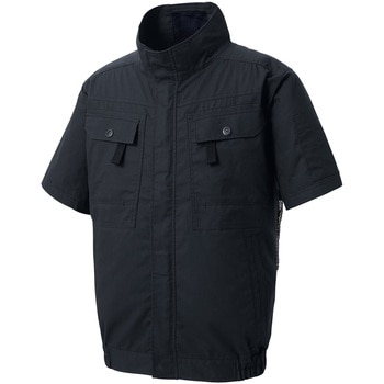 空調風神服 フルハーネス用半袖ブルゾン (服のみ) (KF92450G) サンエス