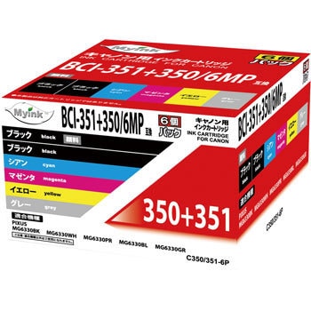 C350/351-6P �ėp�C���N�J�[�g���b�W BCI-350XL/351XL�^�C�v ��㍰ 57540123