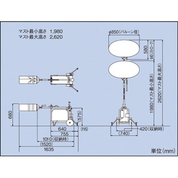 投光機(バルーンタイプ) YAMAHA(ヤマハ)