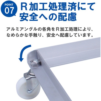 ごくかるキャリー ステンレス 角型ポリ缶用 液もれ防止トレー付 エム・あい