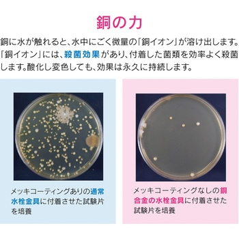 ホリダーシモン 衛生水栓 銅製 抗菌・感染対策 GAONA(ガオナ)