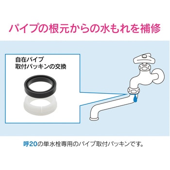 ガオナ パイプ取付パッキン 補修部品 セット GAONA(ガオナ)