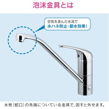 ガオナ 節水泡沫金具 水ハネ防止 (外ネジ) GAONA(ガオナ)