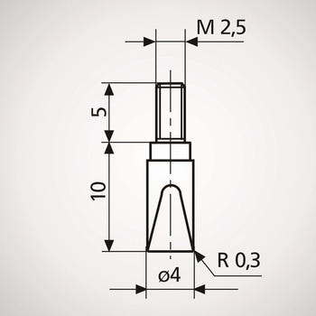 測定子 くさび形状 905 マール社
