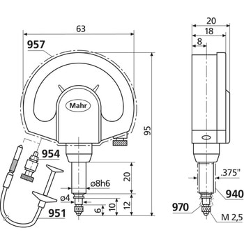 954 リフティングノブ マール社