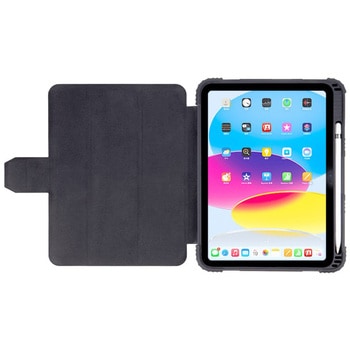 iPad 第7-9世代用 衝撃軽減スリムケース ブルー