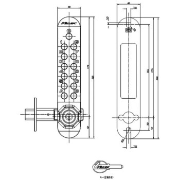 K581TM1-MS �L�[���b�N�X500�V���[�Y ���򐻍쏊 57550816