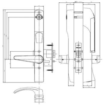 K323CM-BL キーレックス3100シリーズ 1個 長沢製作所 【通販サイト