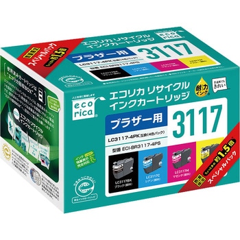 ECI-BR3117-4PS リサイクルインク Brother対応 LC3117-4PK 1個