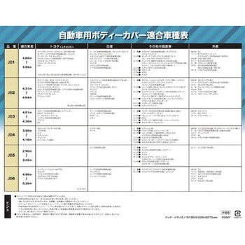 自動車用ボディーカバー アラデン
