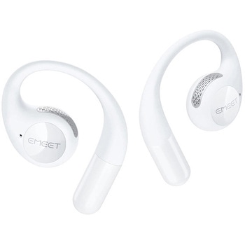 EMEET AirFlow ワイヤレスオープンイヤー型イヤホン E2053 白 EMEET