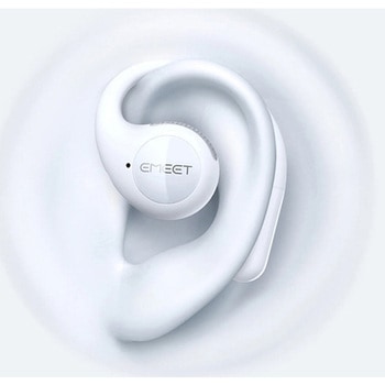 EMEET AirFlow ワイヤレスオープンイヤー型イヤホン E2053 白 EMEET